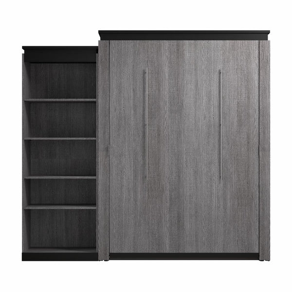 Grand lit escamotable avec étagère (97L)