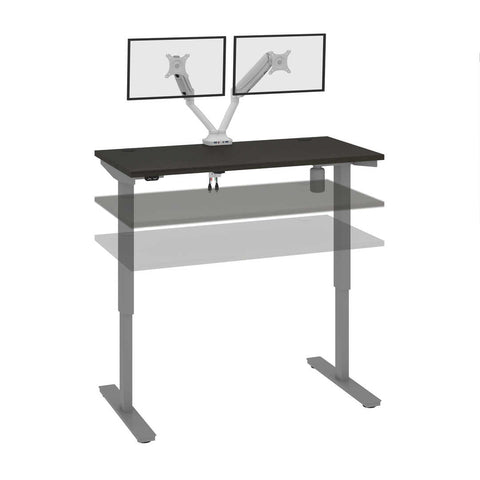 48W x 24D Standing Desk with Dual Monitor Arm