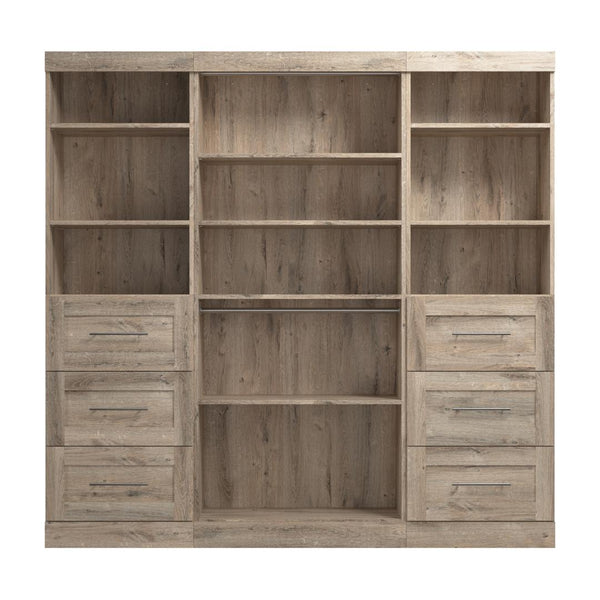 Système de rangement de garde-robe 86L avec tiroirs