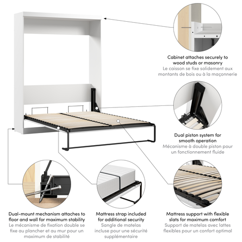 65W Queen Murphy Bed