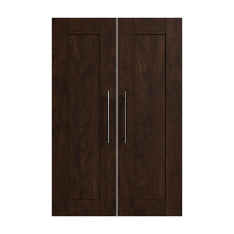 Ensemble de 2 portes pour organisateur de garde-robe 25L Pur