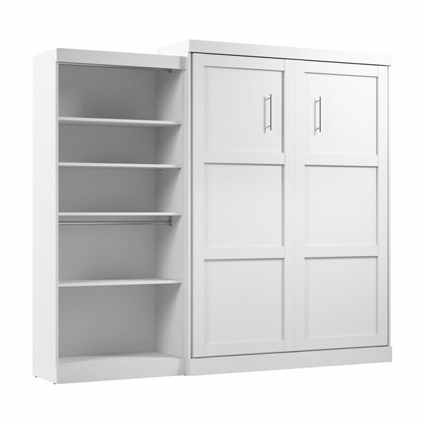 Grand lit escamotable avec organisateur de garde-robe (101L)