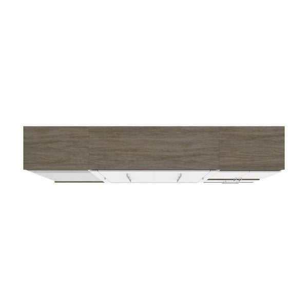 Lit escamotable deux places (double) avec rangement multifonctionnel (119L)
