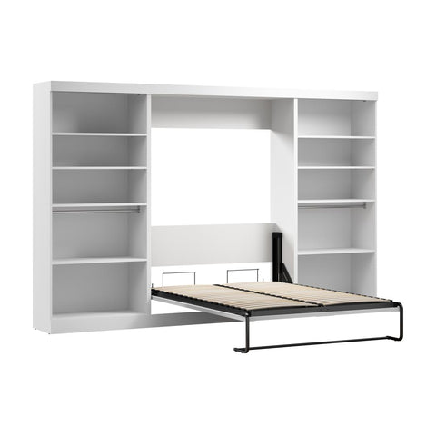 Full Murphy Bed with 2 Shelving Units (131W)