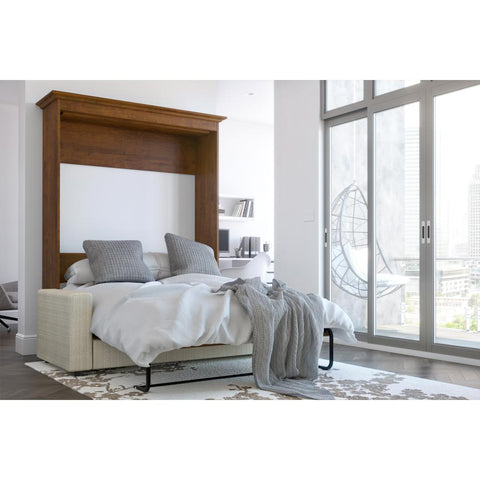 Lit escamotable double avec canapé (73L)