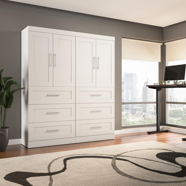 Système de rangement de garde-robe 72L avec tiroirs