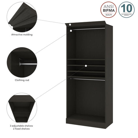 Organisateur de garde-robe 36L