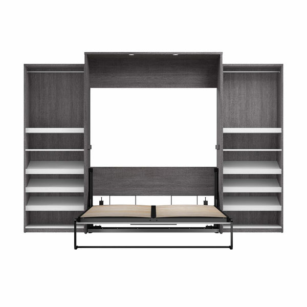 Grand lit escamotable avec 2 organisateurs de garde-robe (125L)