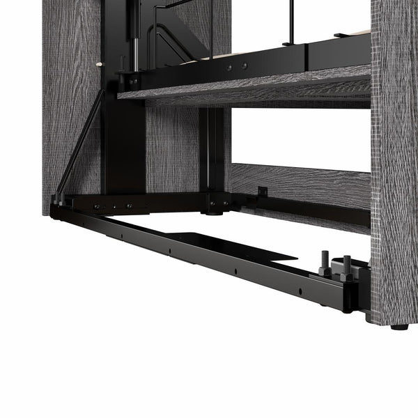 Grand lit escamotable et 2 organisateurs de garde-robe avec tiroirs (105L)