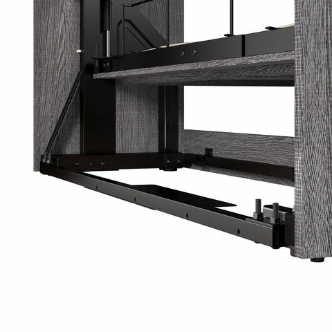 Grand lit escamotable et 2 organisateurs de garde-robe avec tiroirs (105L)