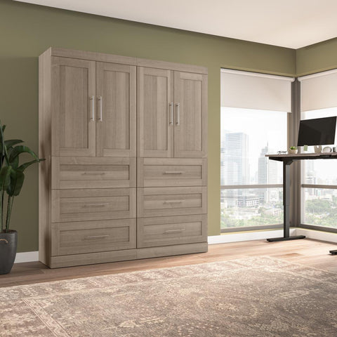 Système de rangement de garde-robe 72L avec tiroirs