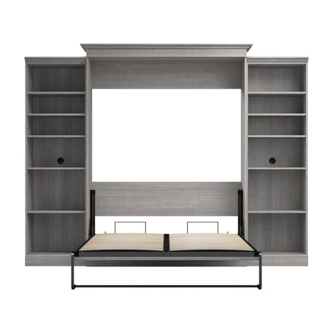 Grand lit escamotable et 2 organisateurs de garde-robe (115L)