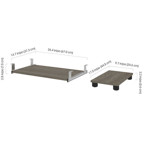 Tablette clavier et support d’unité centrale