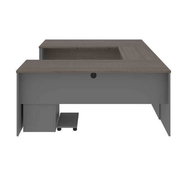 Bureau de direction en U 72L avec caisson