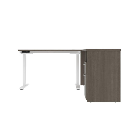 72W L-Shaped Electric Standing Desk