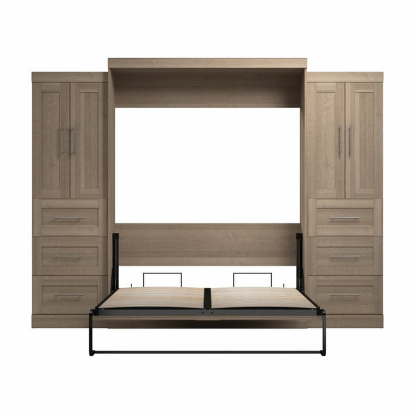 Grand lit escamotable avec armoires-penderies (115L)