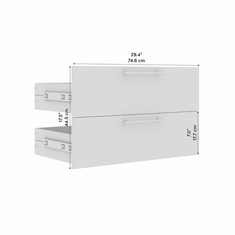 Ensemble de 2 tiroirs pour grande étagère 30L