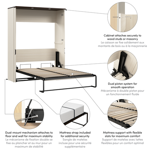 61W Full Murphy Bed