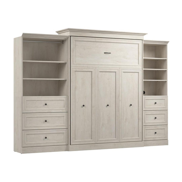 Grand lit escamotable et organisateurs de garde-robe avec tiroirs (126L)
