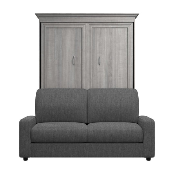 Lit escamotable double avec canapé (73L)