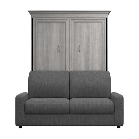 Lit escamotable double avec canapé (73L)