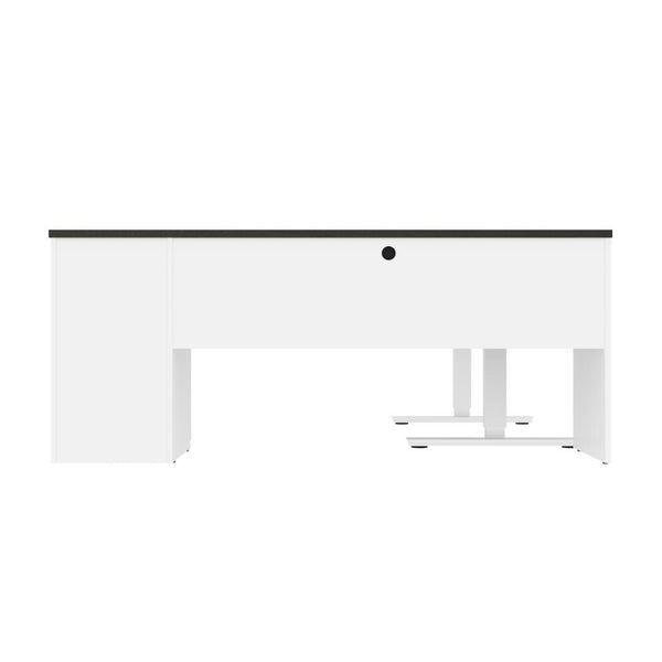 72W L-Shaped Electric Standing Desk