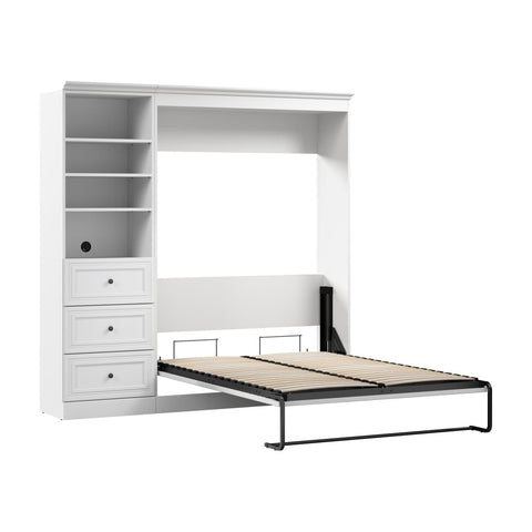 Full Murphy Bed and Closet Organizer with Drawers (84W)