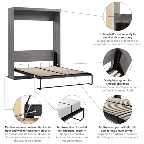 65W Queen Murphy Bed