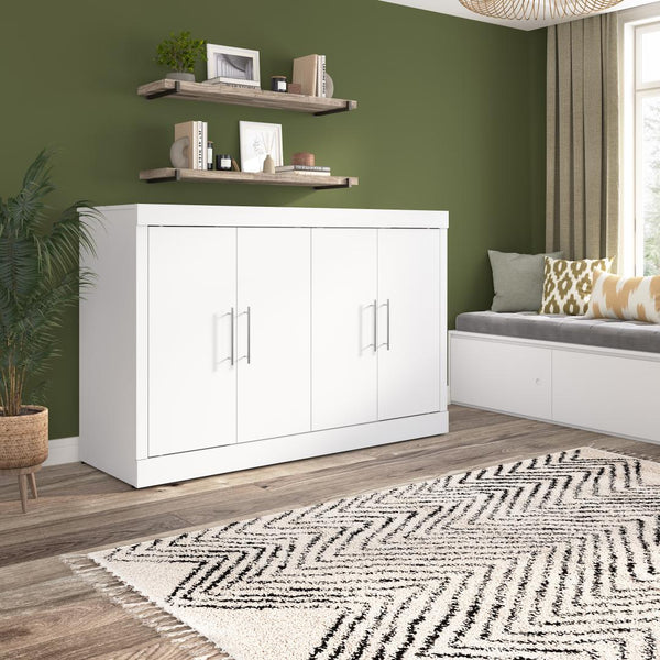 Lit cabinet double 69L avec matelas
