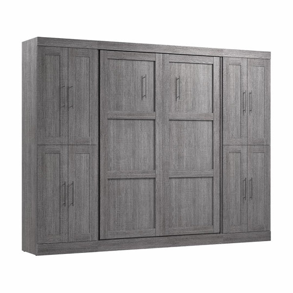 Full Murphy Bed with Storage Cabinets (109W)