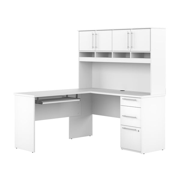 Bureau en L 60L avec huche