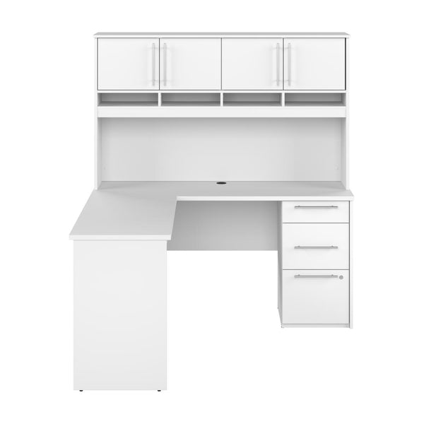 Bureau en L 60L avec huche