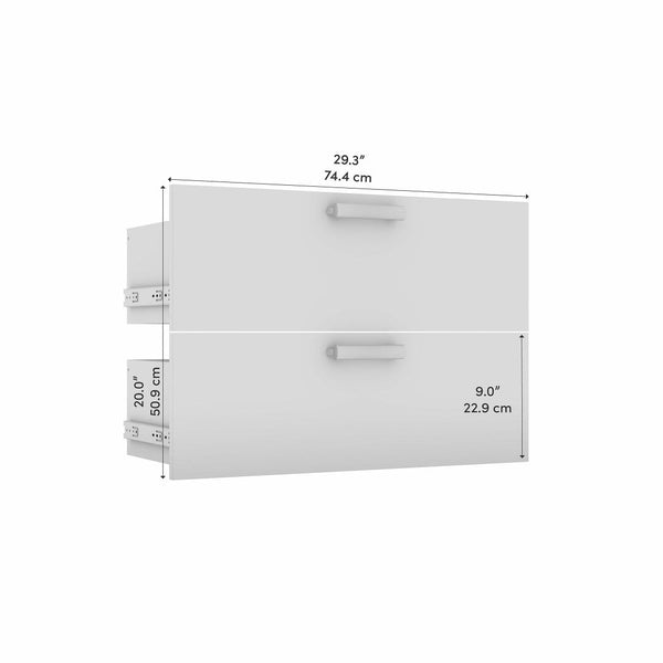 Ensemble de 2 tiroirs pour organisateur de garde-robe 30L Cielo