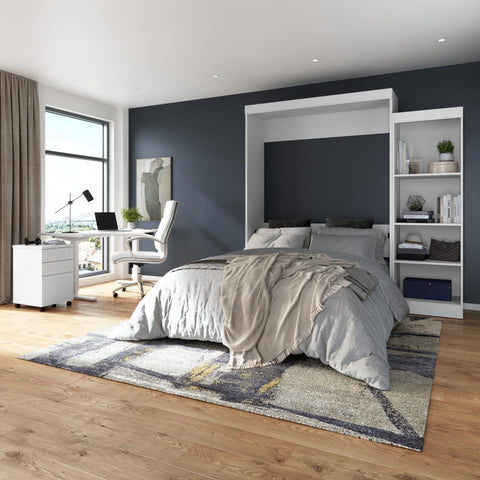 Queen Murphy Bed with Closet Organizer (90W)