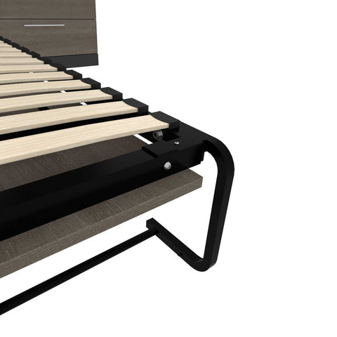 Grand lit escamotable (queen) et rangement multifonctionnel avec tiroirs (125L)