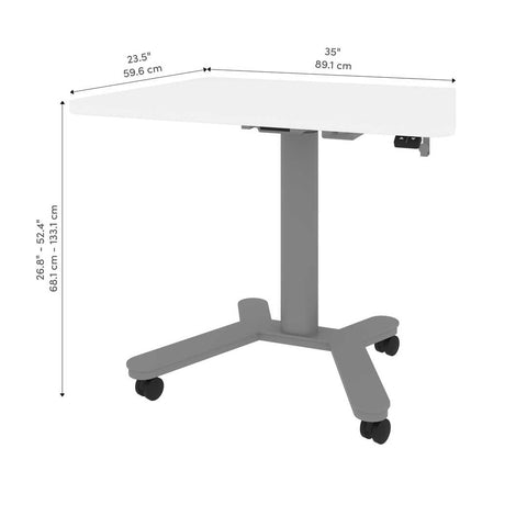 Petit bureau assis-debout 36L x 24P