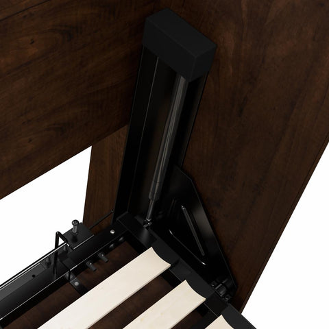 Grand lit escamotable avec armoires (115L)