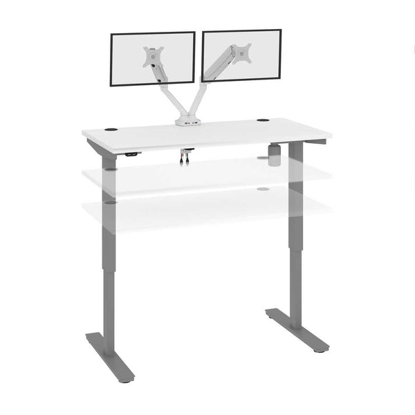 48W x 24D Standing Desk with Dual Monitor Arm