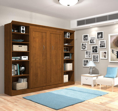 Full Murphy Bed and 2 Closet Organizers (109W)