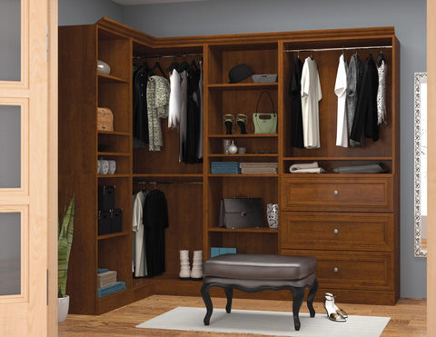 Organisateur de garde-robe walk-in 97L