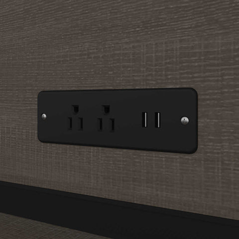 Bureau de direction en U ou en L 66L avec caisson et huche