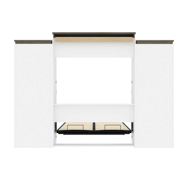 Grand lit escamotable (queen) avec rangement multifonctionnel (125L)
