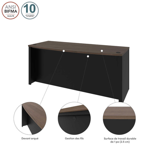 72W Desk Shell