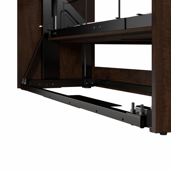 Grand lit escamotable avec armoires (115L)