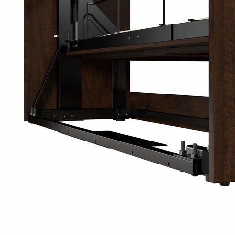 Grand lit escamotable avec armoires (115L)