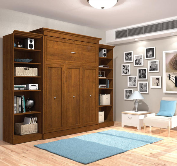 Grand lit escamotable et 2 organisateurs de garde-robe (115L)