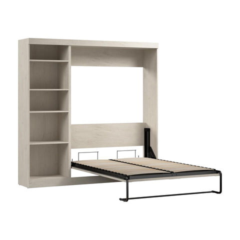 Full Murphy Bed with Shelving Unit (84W)