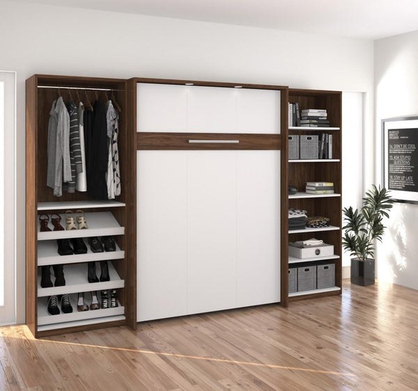 Full Murphy Bed with 2 Closet Organizers (119W)