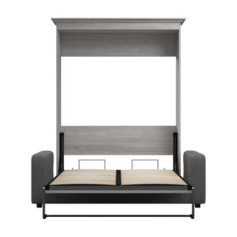 Lit escamotable double avec canapé (73L)