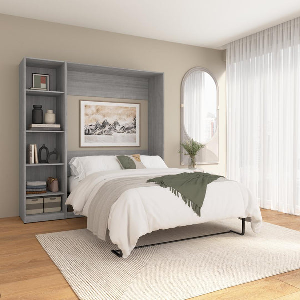 Full Murphy Bed with Closet Organizer (79W)